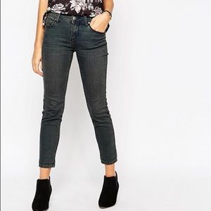 free people // roller crop skinny jeans in Patsy